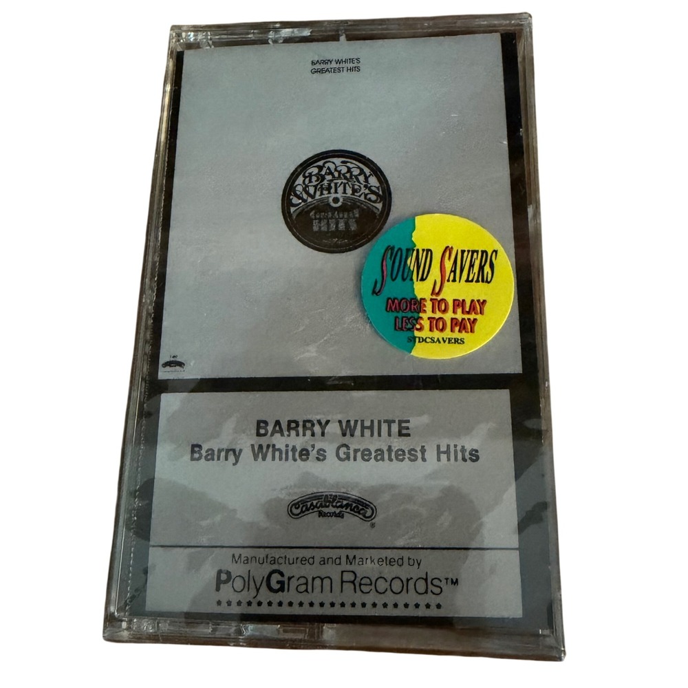 NEW Barry White Greatest Hits Cassette Tape Casablanca Vintage Sealed 1982